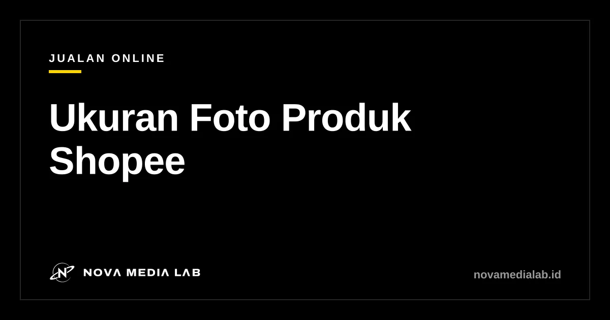 Ilustrasi ukuran foto produk Shopee dengan rasio 1:1 dan 3:4