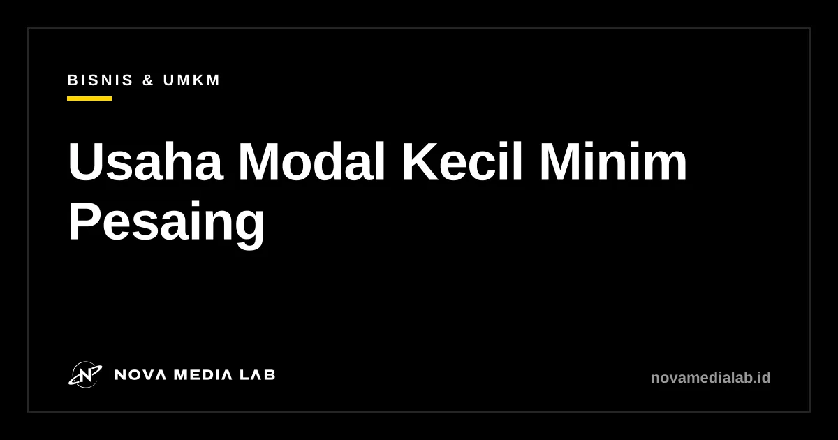 Ilustrasi mengecek pesaing usaha modal kecil di Google Maps