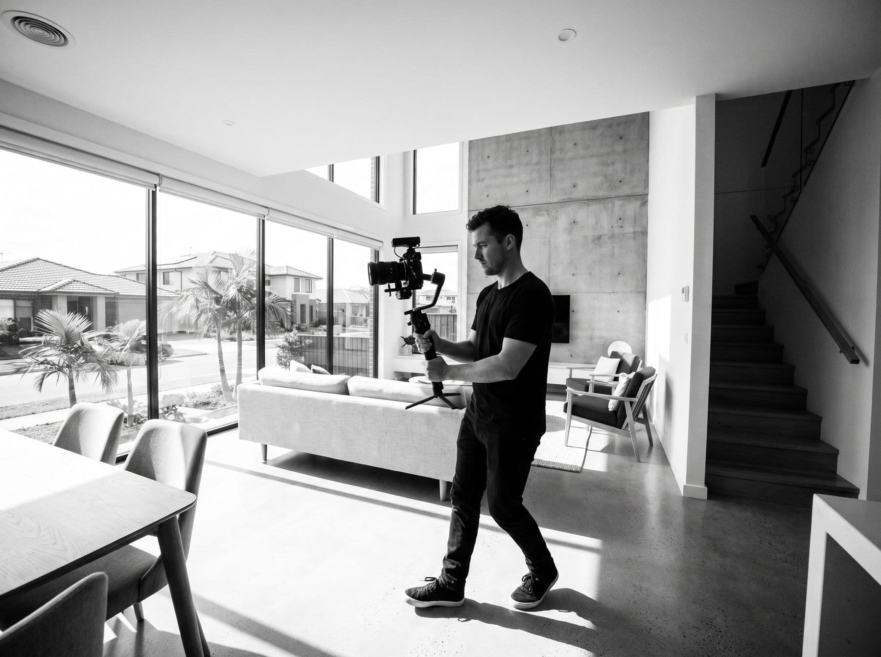 Syuting video tur rumah
